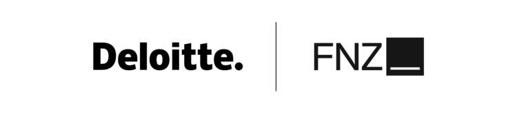 Deloitte FNZ logo lockup