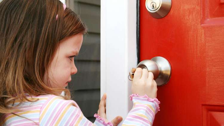 Opening a door