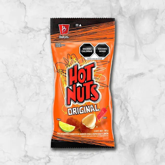 82371 WFMex Packaged HOT NUTS ORIGINAL 100G Abarrotes