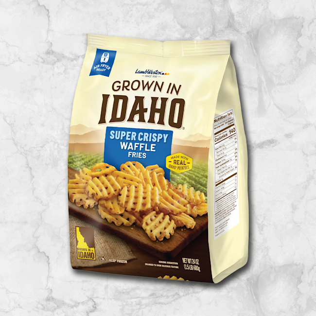 82426 WFMex Packaged 2 PAPA WAFFLE GROWN IN IDAHO 680G Acompañamientos