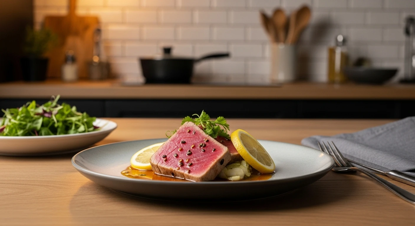 ATÚN SELLADO CON SALSA DE TAMARINDO