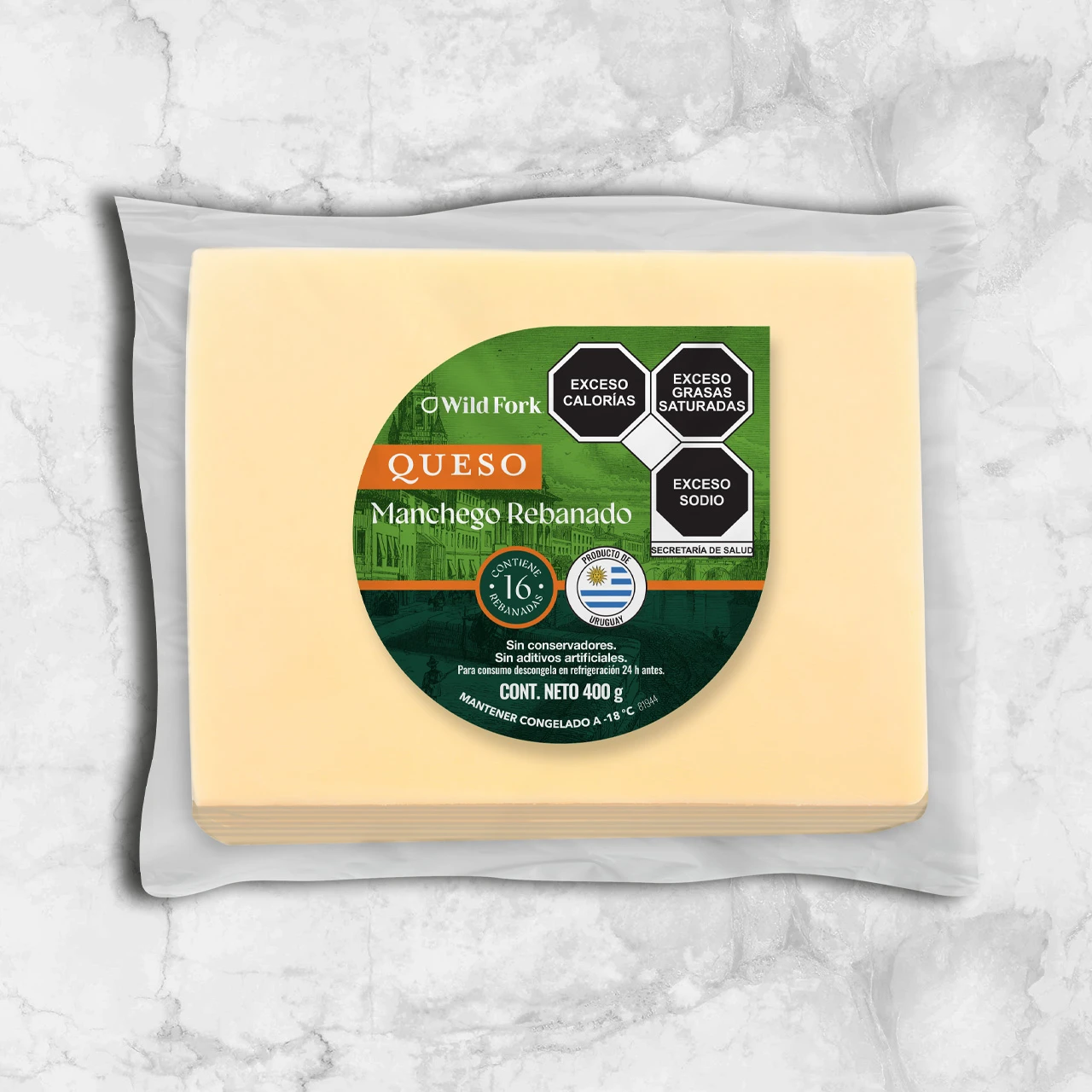 81944 WFMex Packaged QUESO MANCHEGO REBANADO Queso