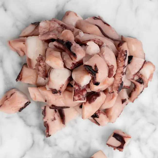 81200 WFMex Raw Tentáculos de Calamar Cocido PEscados y Mariscos