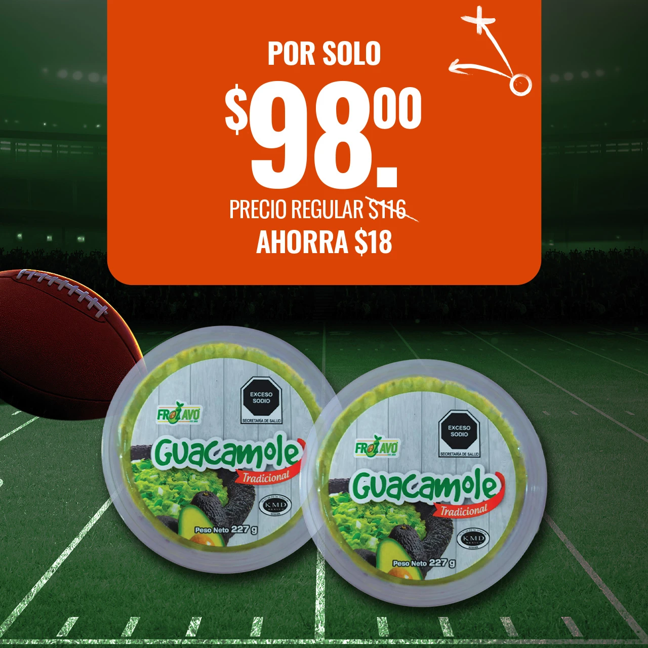 Kit 2 Guacamoles para el Partido | Super Asadón