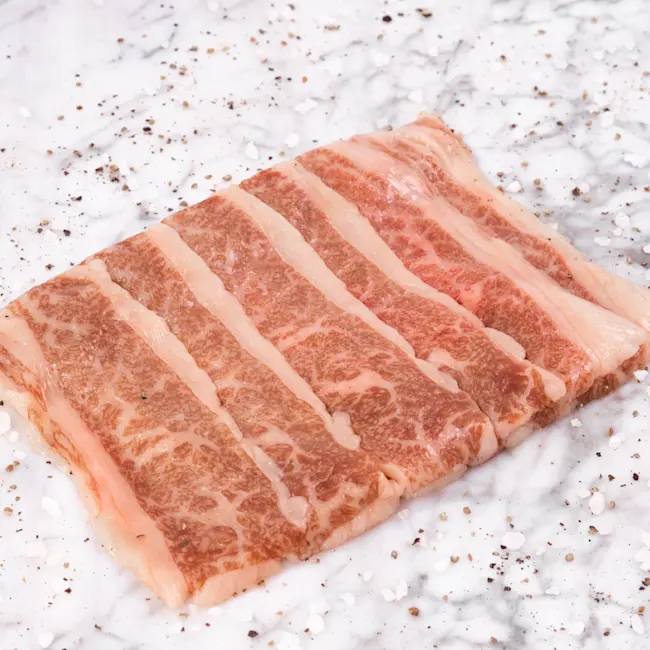 81082_WFMex_Raw_Láminas de Ribeye Wagyu Japonés F1_Res Asado