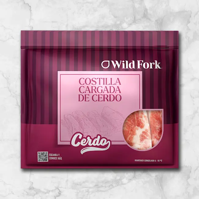 81320 WFMex Packaged COSTILLA CARGADA DE CERDO Cerdo