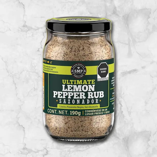 82213 WFMex Packaged SAZONADOR ULTIMATE LEMON PEPPER 190G Secos