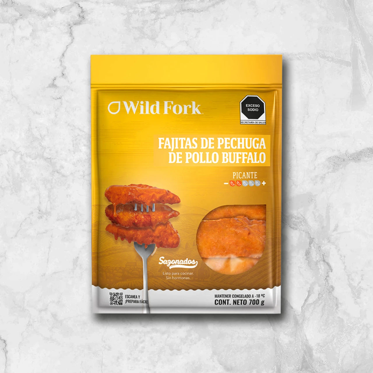 Fajitas de Pechuga de Pollo Buffalo