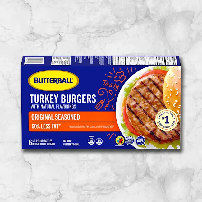 81965 WFMex Packaged HAMBURGUESA ORIGINAL PAVO BUTTERBALL Aves