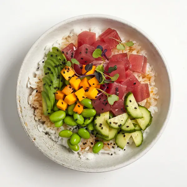 POKE BOWL DE ATÚN CASERO