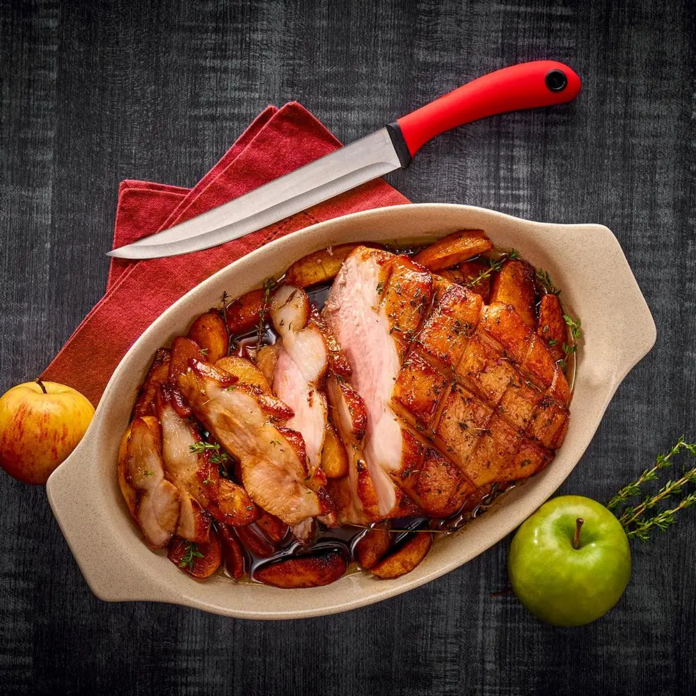 PICAÑA DE CERDO ROSTIZADA CON BOURBON Y MANZAN