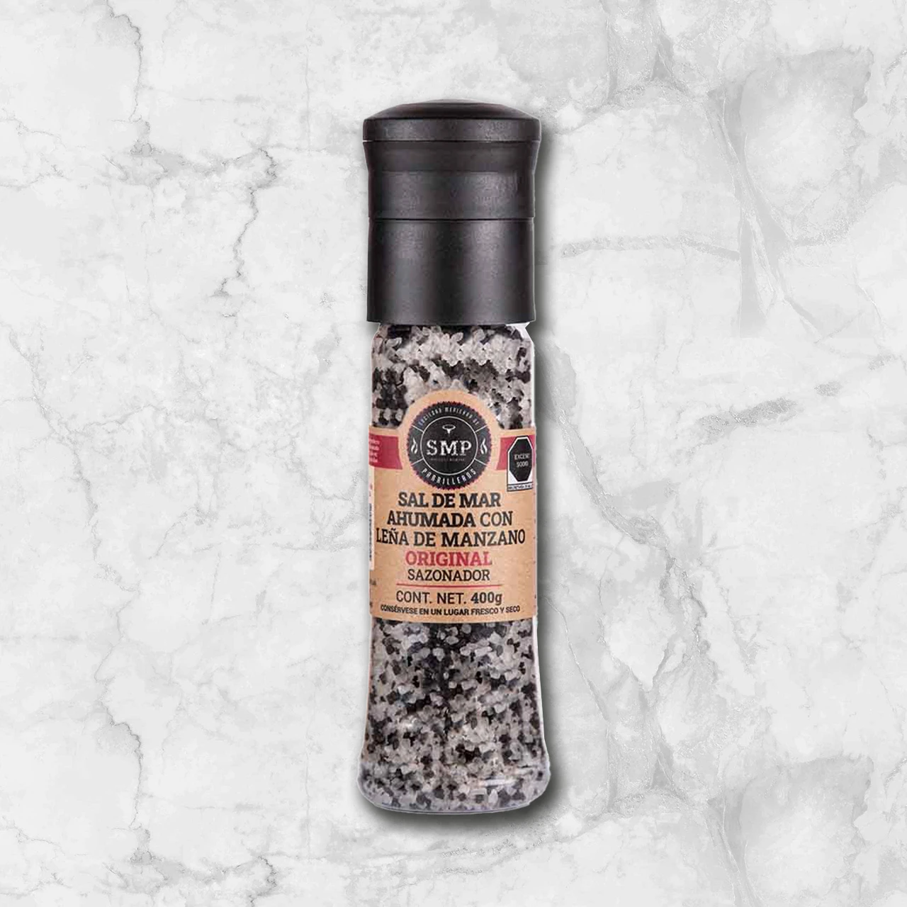 82059 WFMex PAckaged SAL AHUMADA EN LEÑA MANZANO 400G Secos