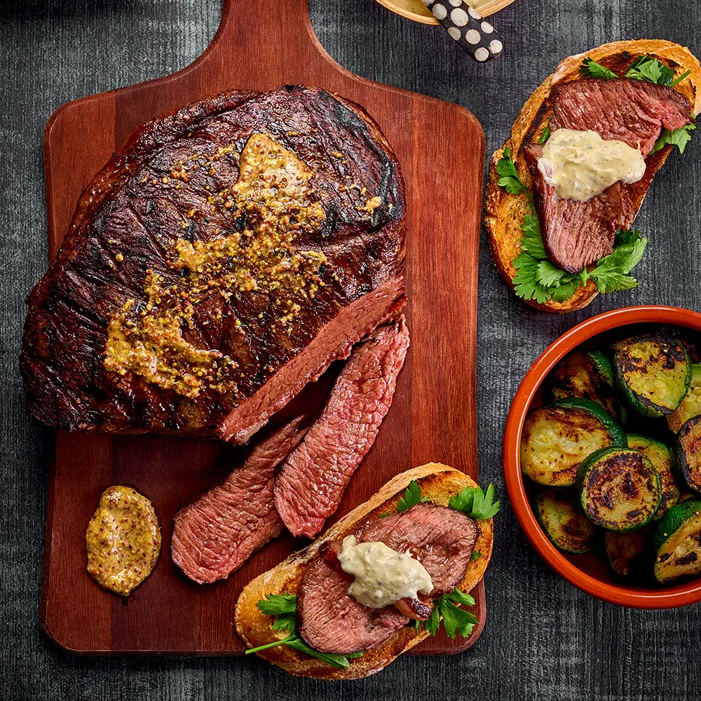 PICAÑA DE RES A LA MOSTAZA