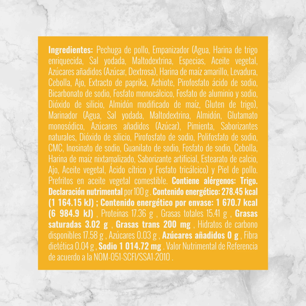 81037 80141 NUGGETS DE PECHUGA DE POLLO Info nutrimental (1)