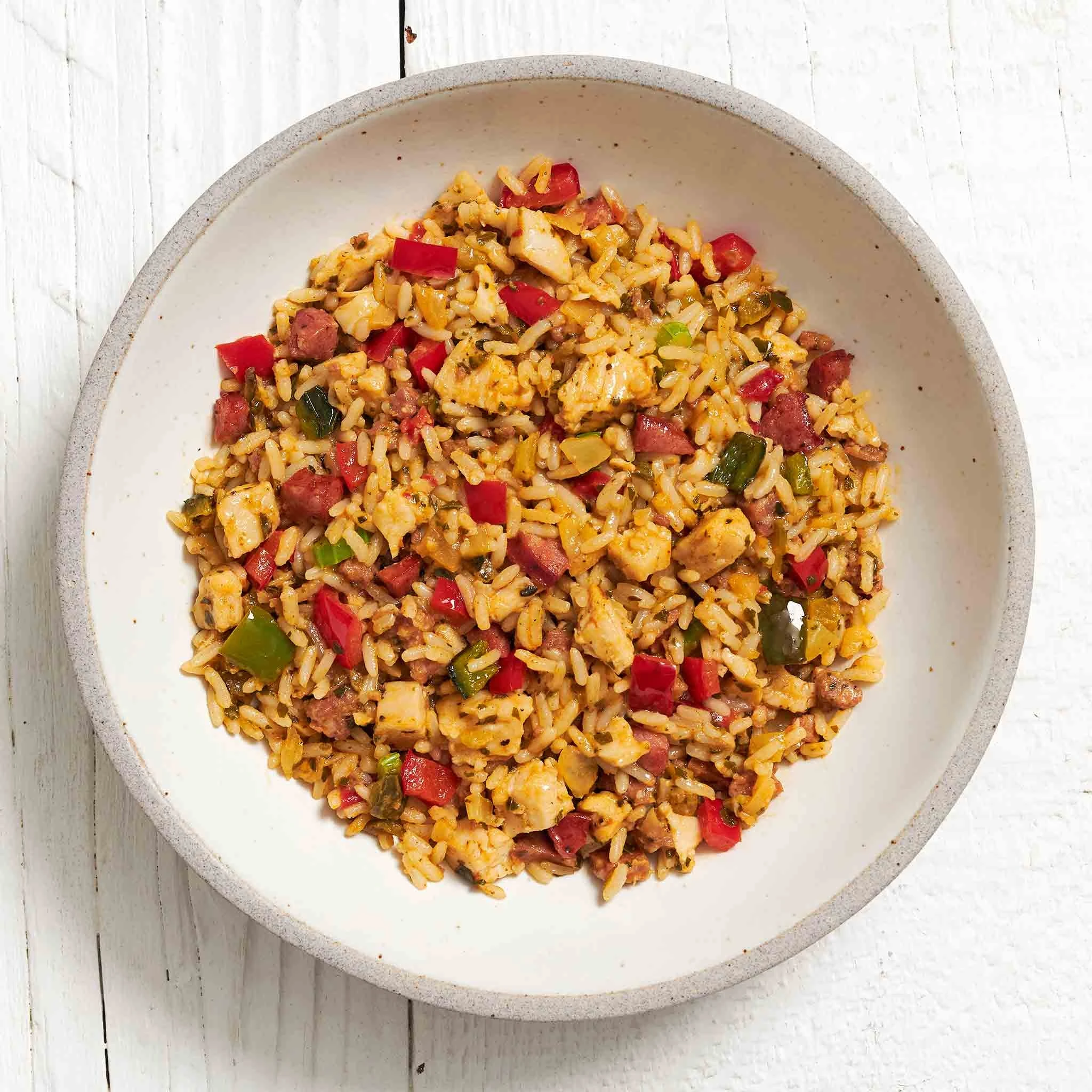 8048 WF RAW Chicken & Sausage Jambalaya - Skillet Entree Ready Meals