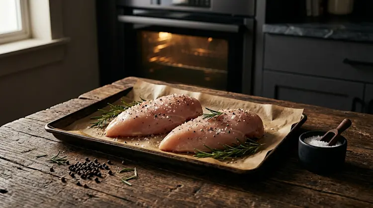 Chicken Breast in Oven - temperature