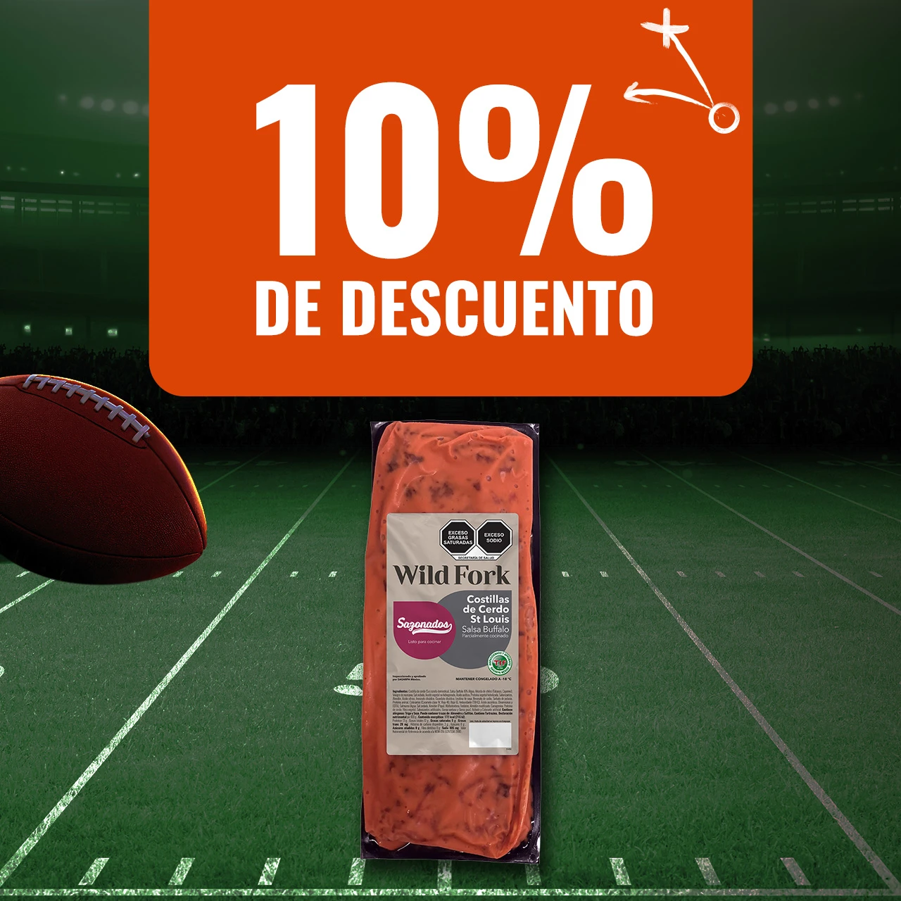 Kit 1 Costillas Buffalo NFL