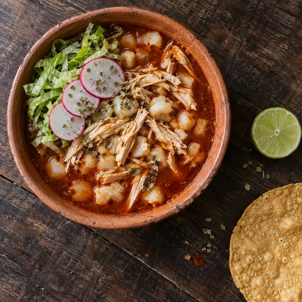 pozole-rojo-de-pollo