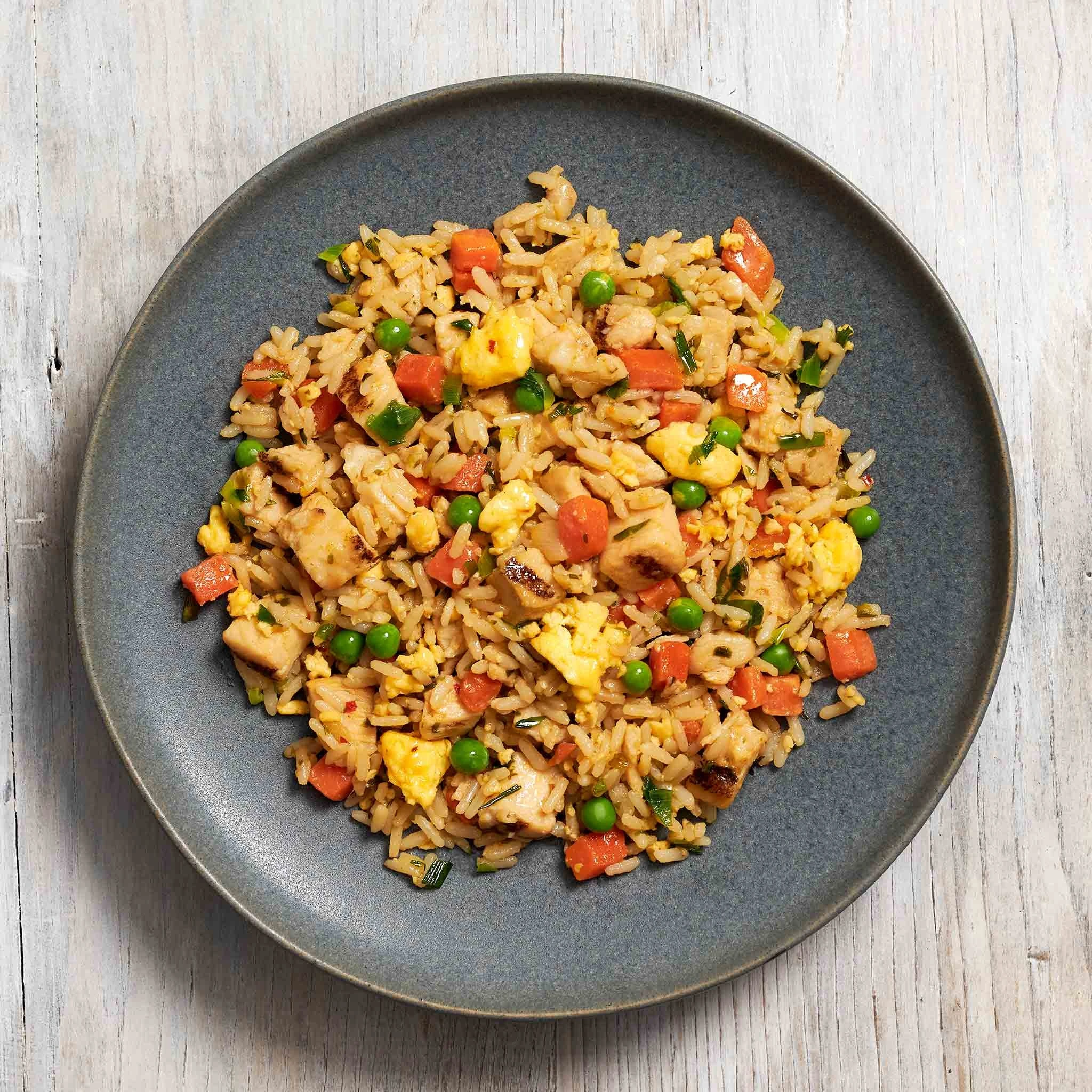 8049 WF RAW Chicken Fried Rice - Skillet Entree Ready Meals