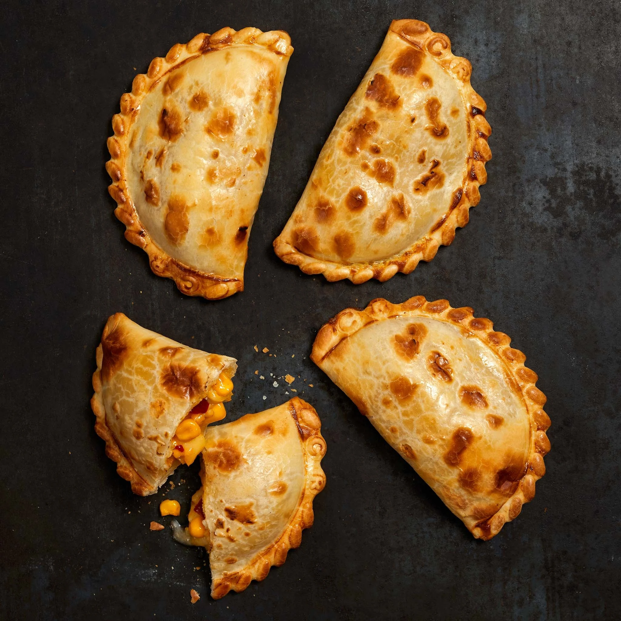 8230 WF RAW Cheese & Corn Empanadas Ready Meals