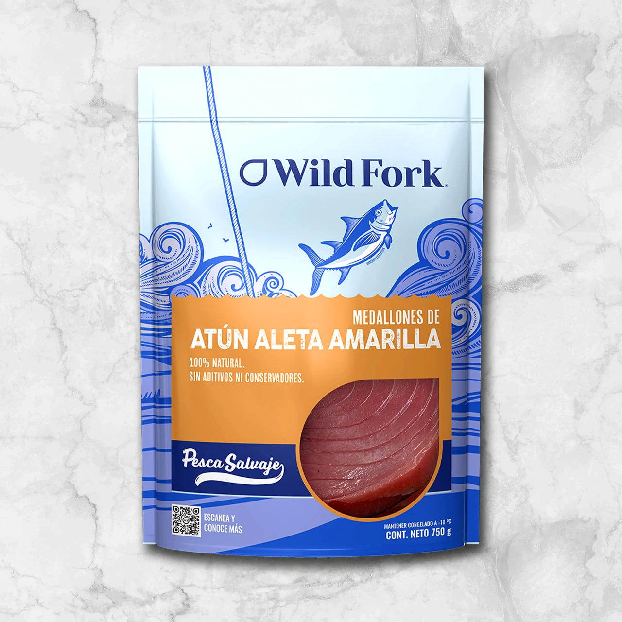 82218 WFMex PAckaged MEDALLONES DE ATÚN ALETA AMARILLA Pescados