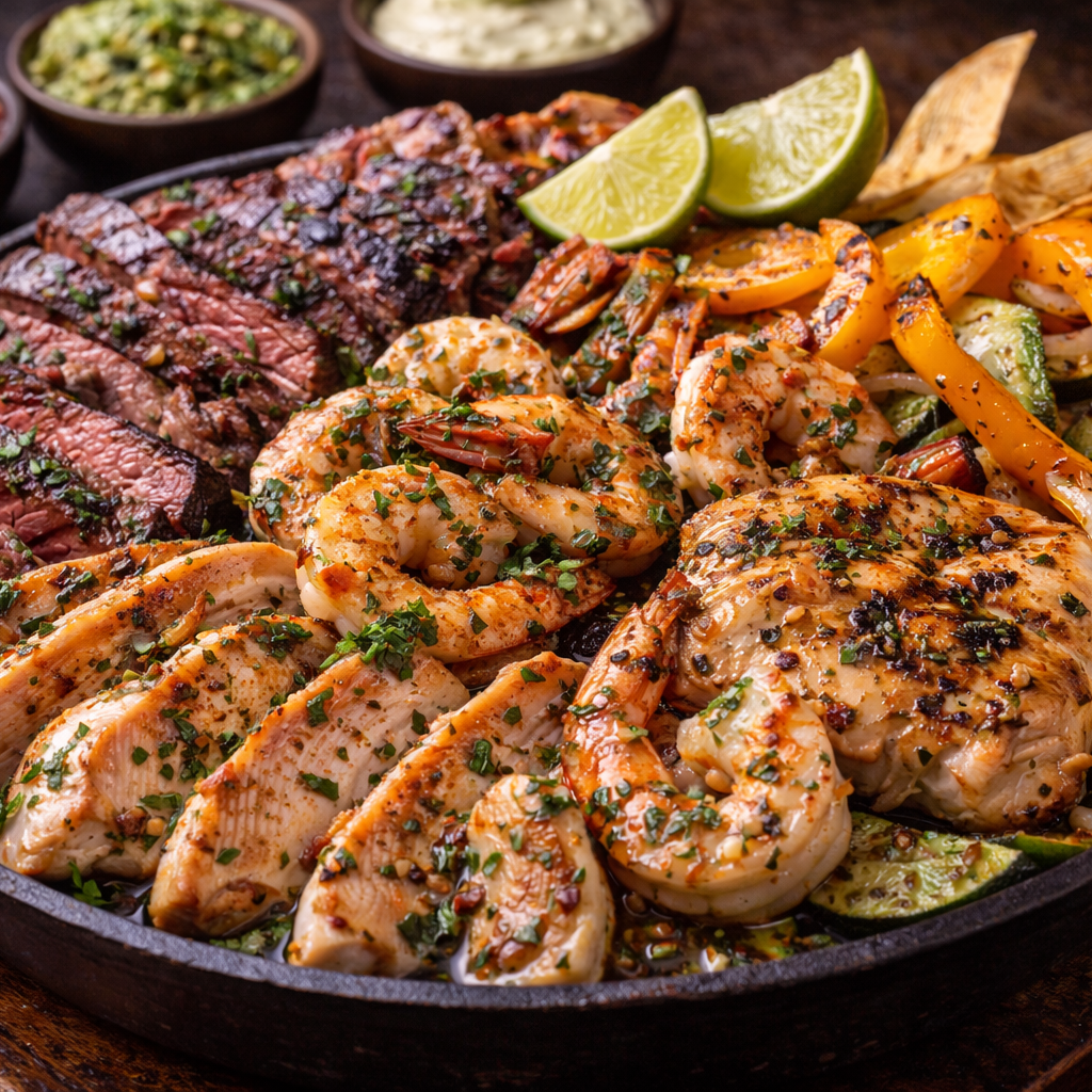 Parrillada mar y tierra