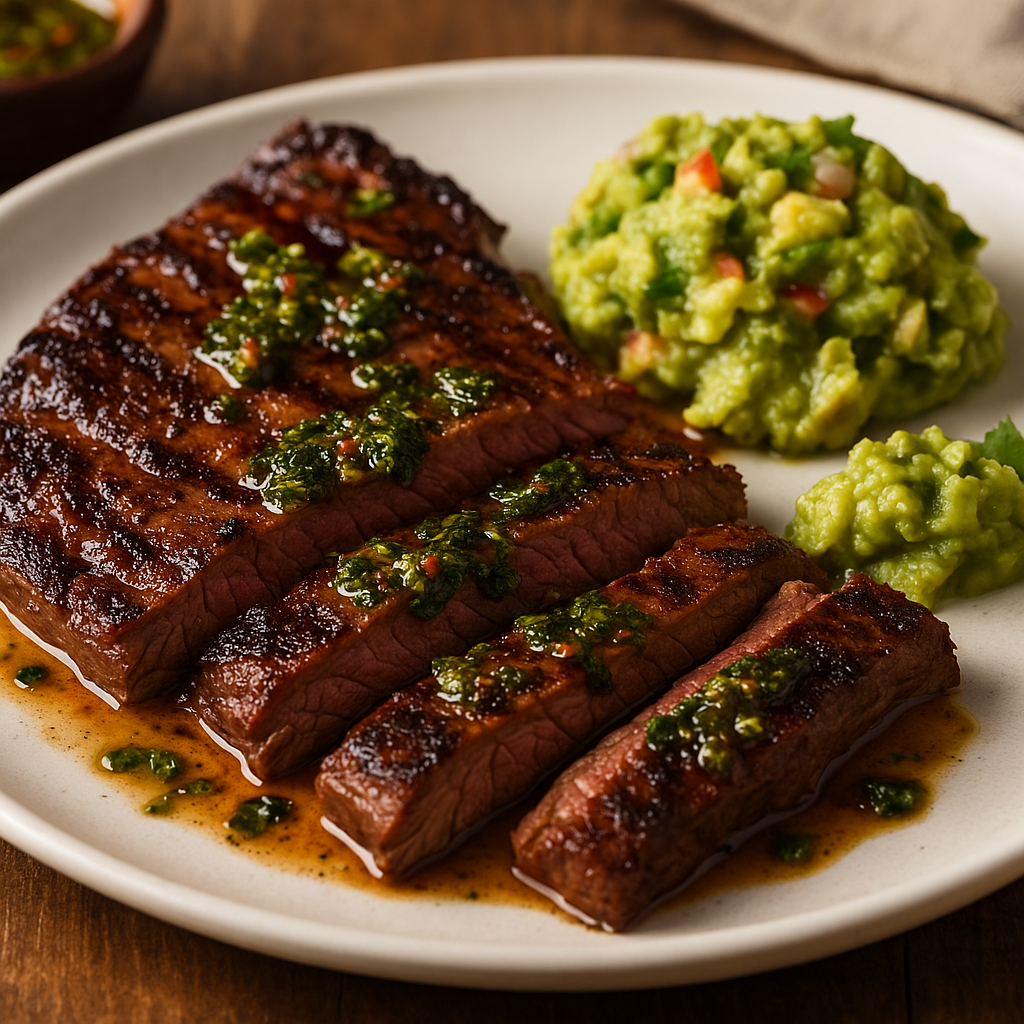Arrachera Marinada con Chimichurri