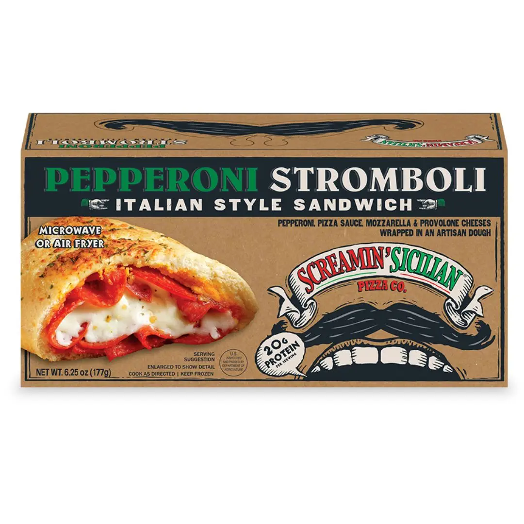 8145 PACKAGED Holy Pepperoni Stromboli - Screamin' Sicilian