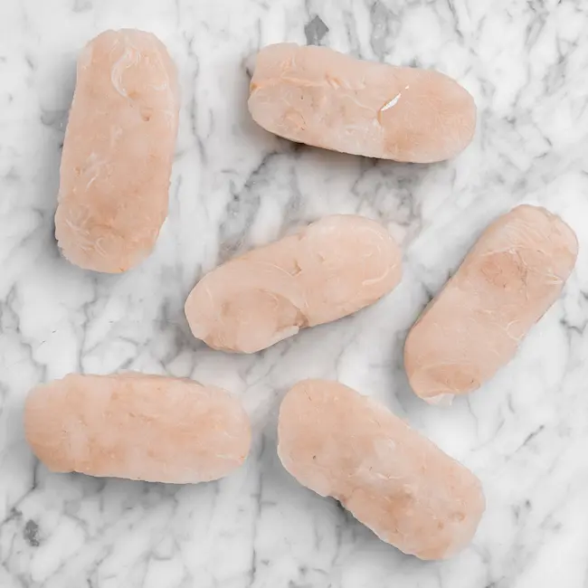 82006 WFMex Raw Corazón de Merluza sin piel Pescados y Mariscos (1)