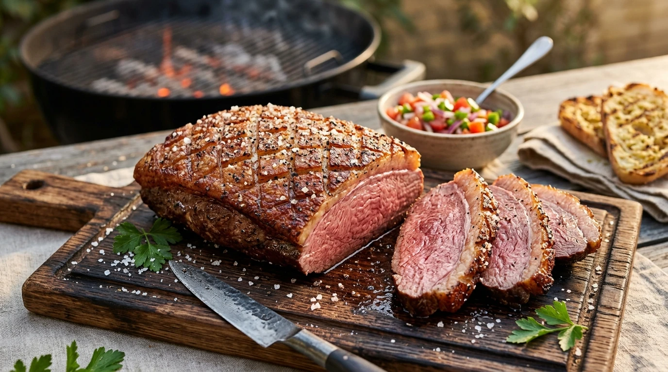 Picaña a la Parrilla: Costra de Sal y Punto Perfecto