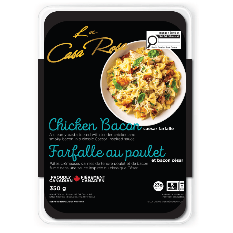 Artwork Chicken Bacon Ceasar Farfalle 350g - LCR