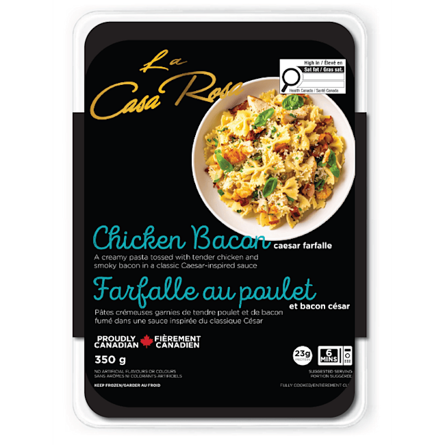 Artwork Chicken Bacon Ceasar Farfalle 350g - LCR