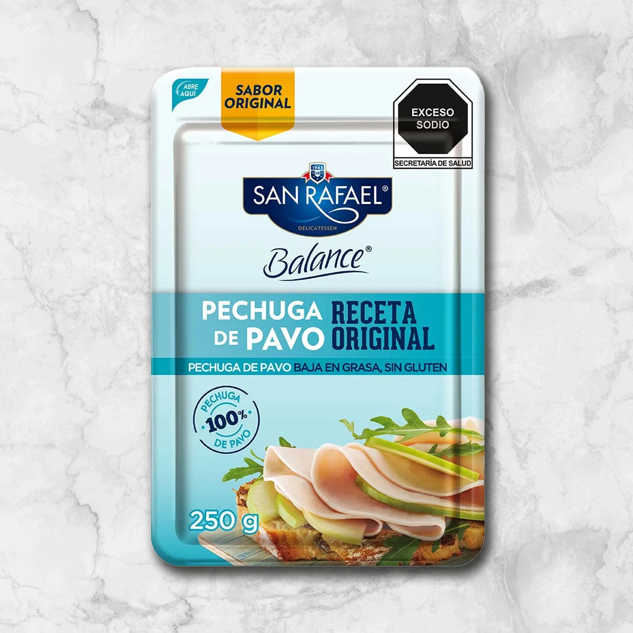 82405 WFMex Packaged PECHUGA DE PAVO BALANCE 250G Acompañamientos
