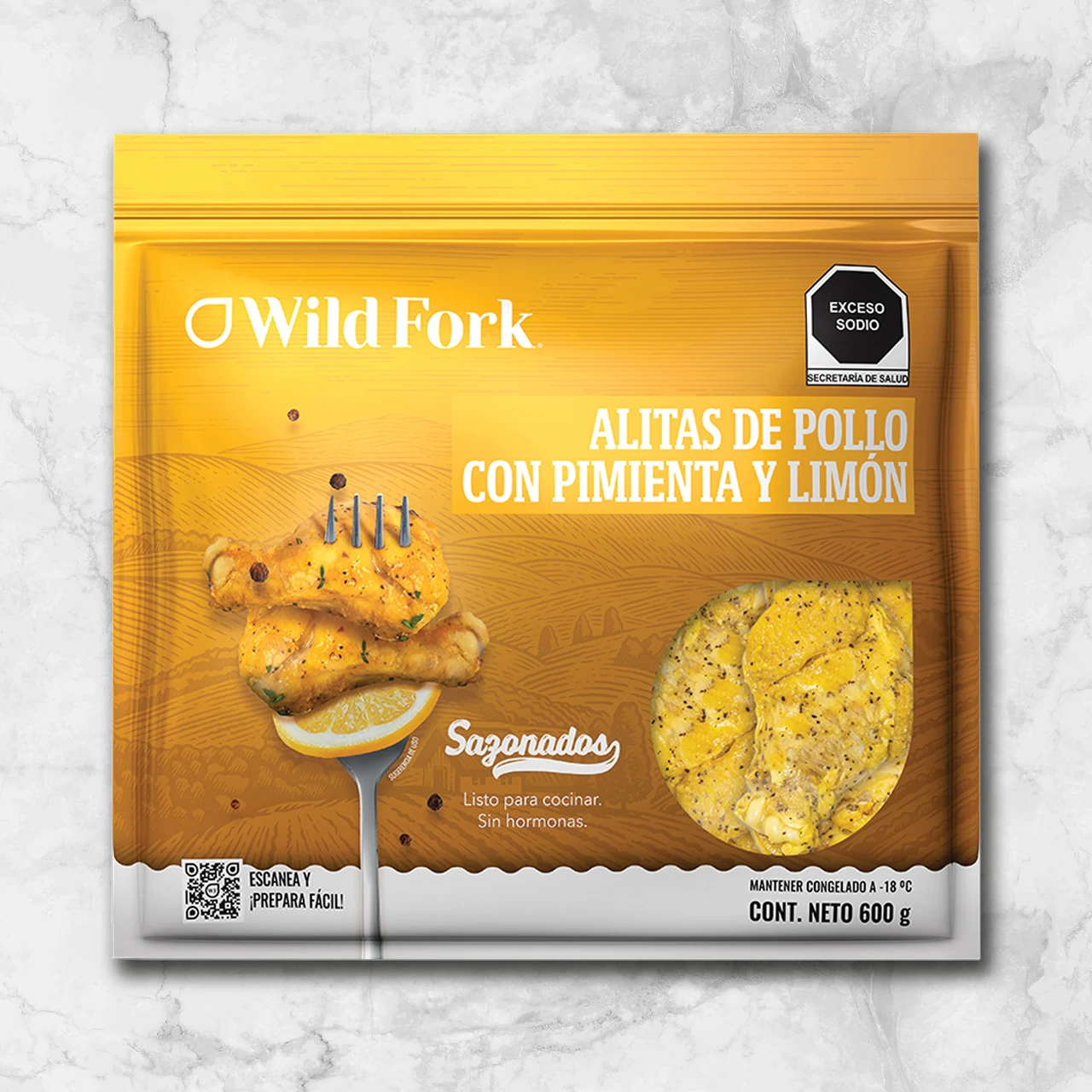 Alitas de Pollo con Pimienta y Limón