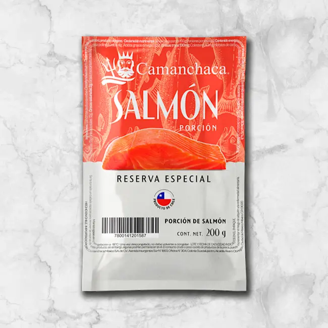 82003 WFMEx PAckaged PORCIÓN DE SALMÓN COHO RESERVA ESPECIAL Pescados