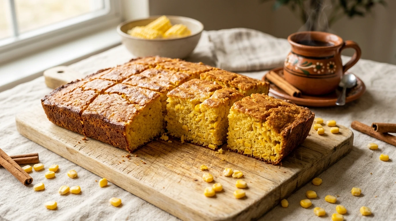 Pan de Elote Casero Húmedo: Receta Tradicional Fácil