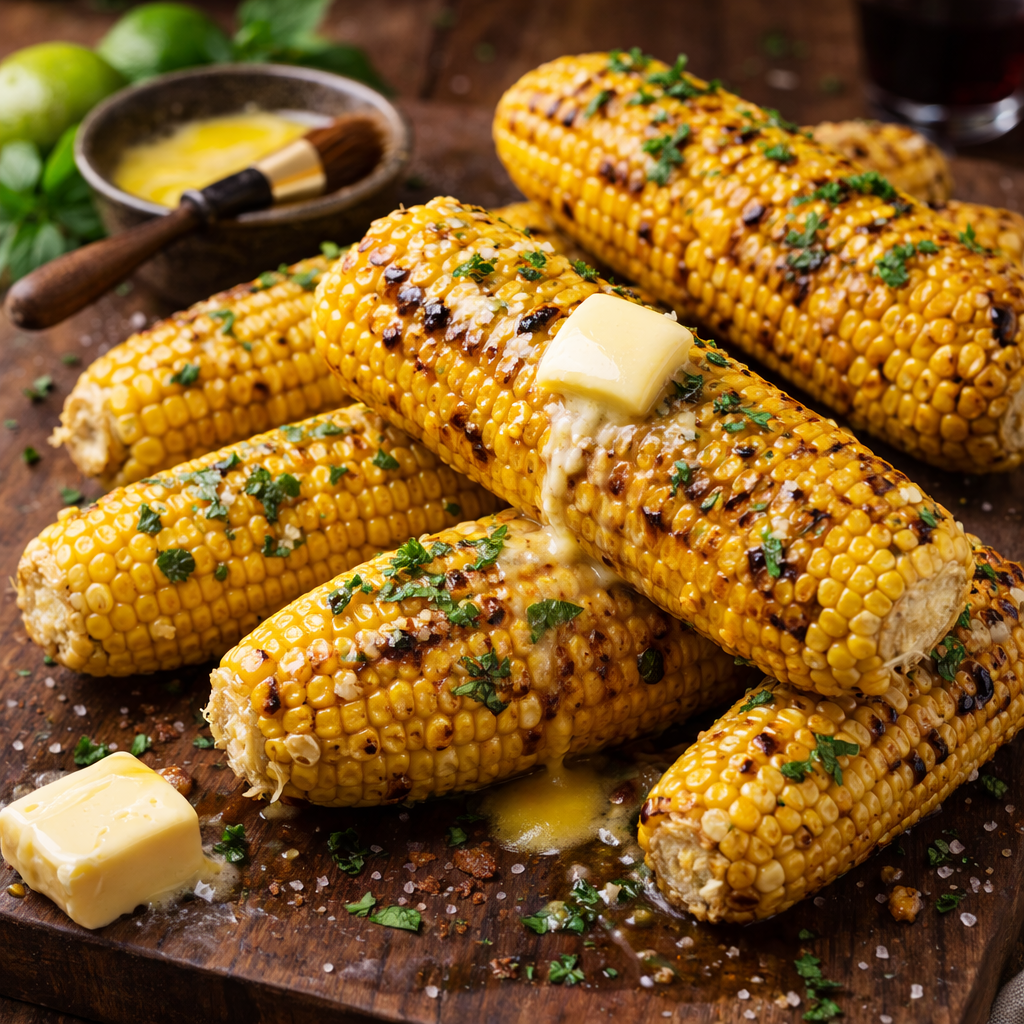 Elotes con Mantequilla