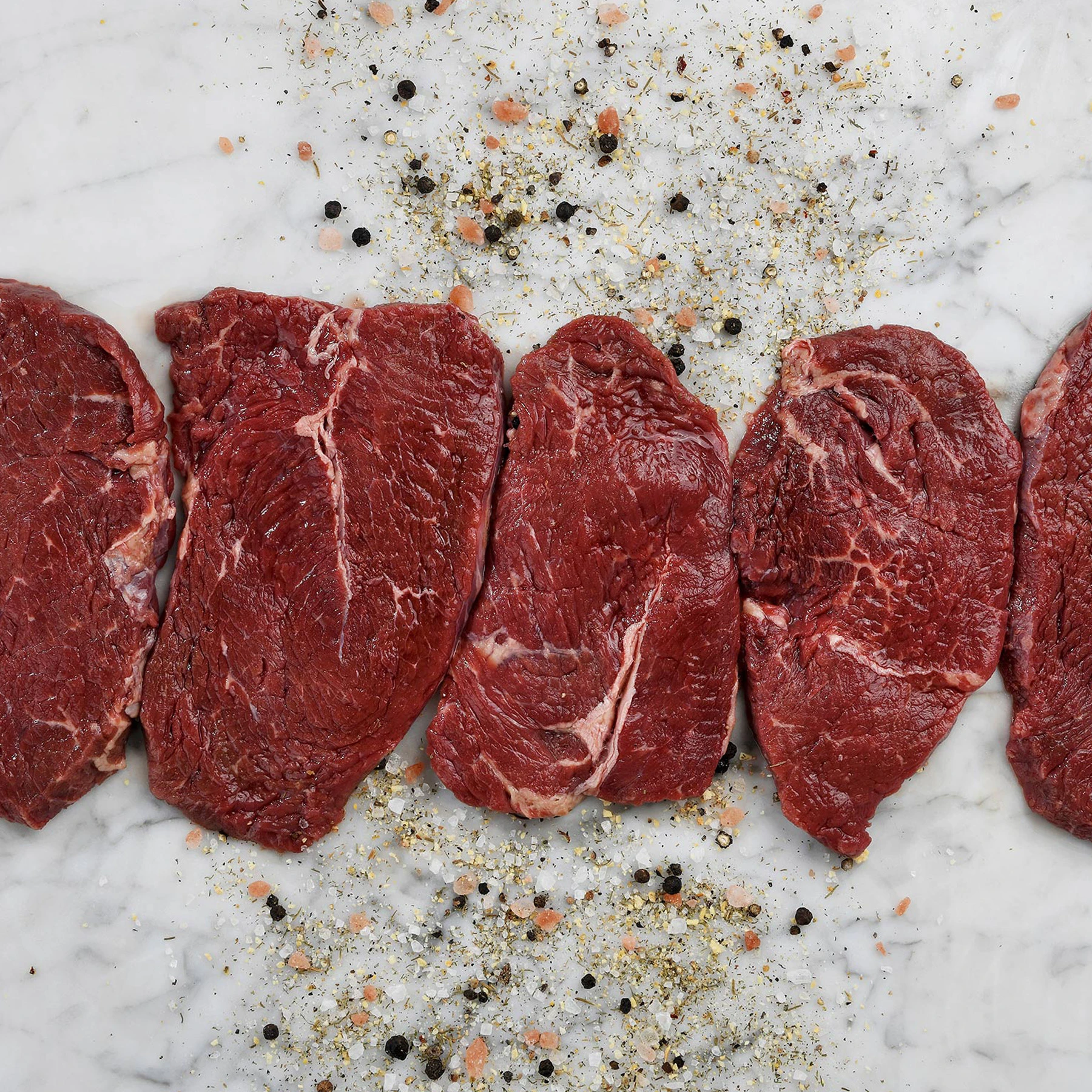 80012 WFMex Raw Bistec de Top Sirloin de Res Inspected Res DD