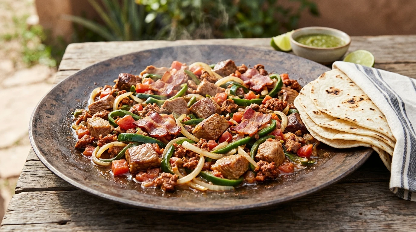 Discada Norteña Auténtica: Receta Tradicional para Parrilla