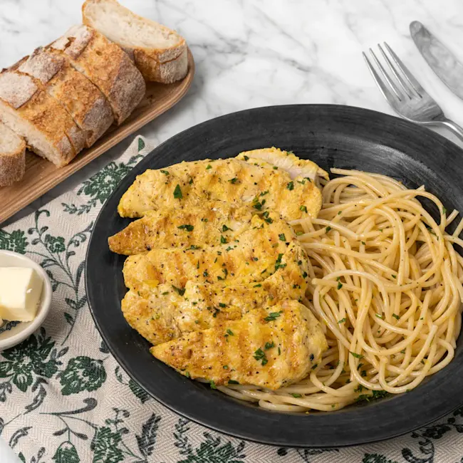 Fajitas de Pechuga de Pollo Pimienta Limón