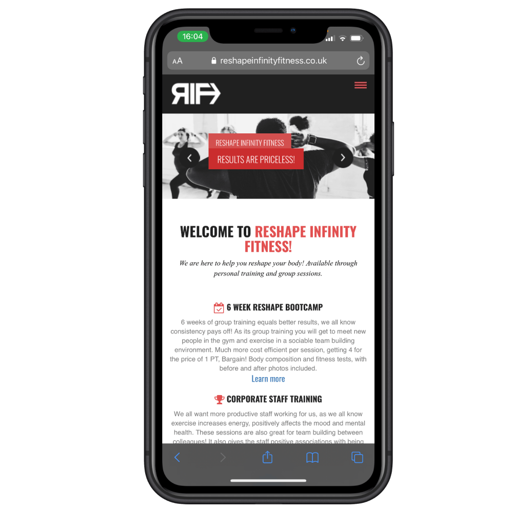 Reshape Infinity Fitness