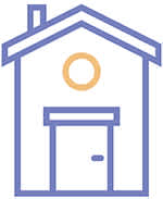 Drawing of home | Order meds from your couch