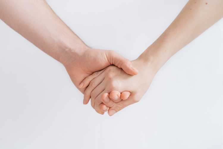 Holding hands