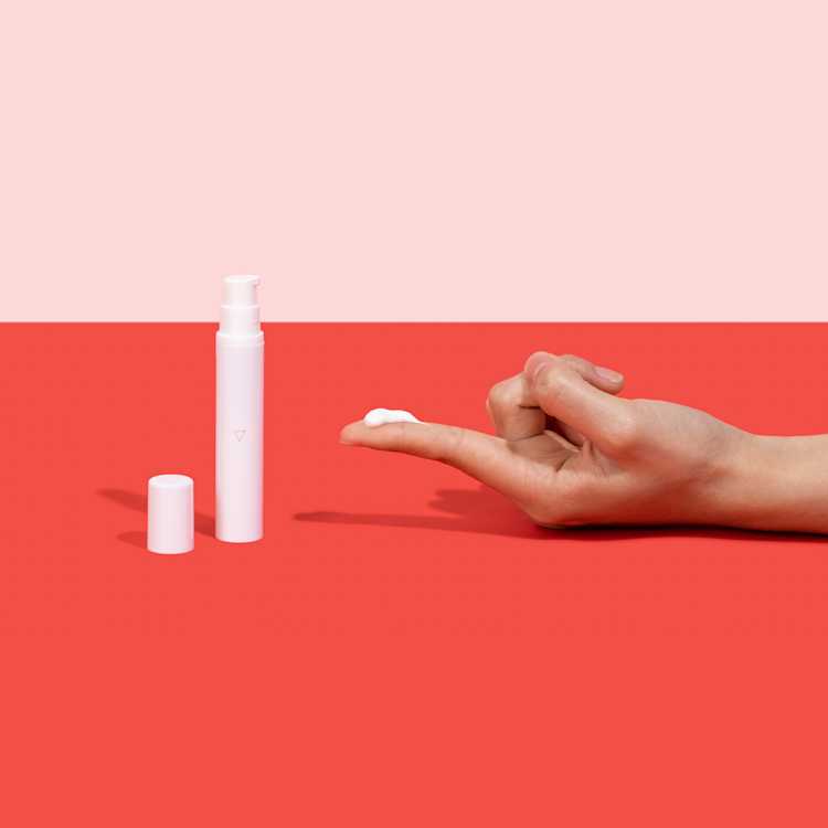 bottle of wisp lidocaine pain cream for women