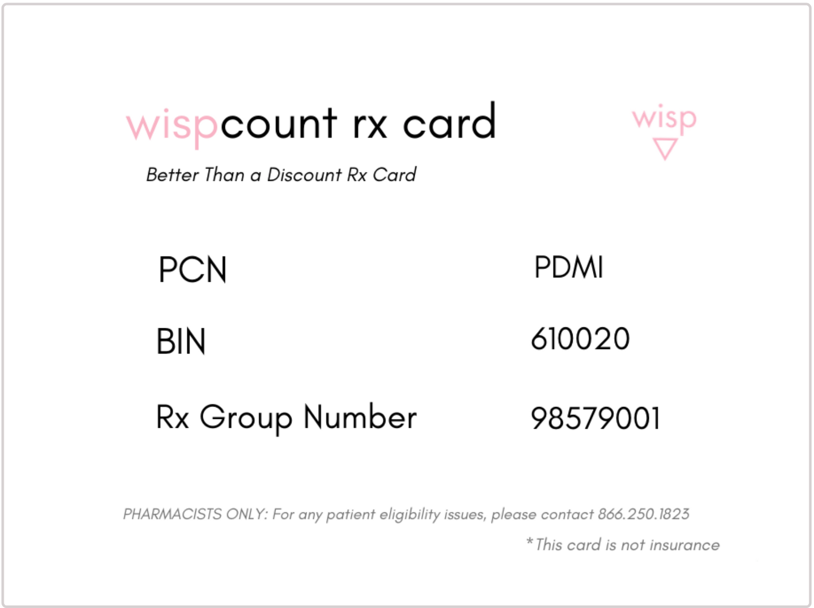Pharmacy Discount Card