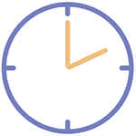 Drawing of analog clock | Save time by ordering meds online