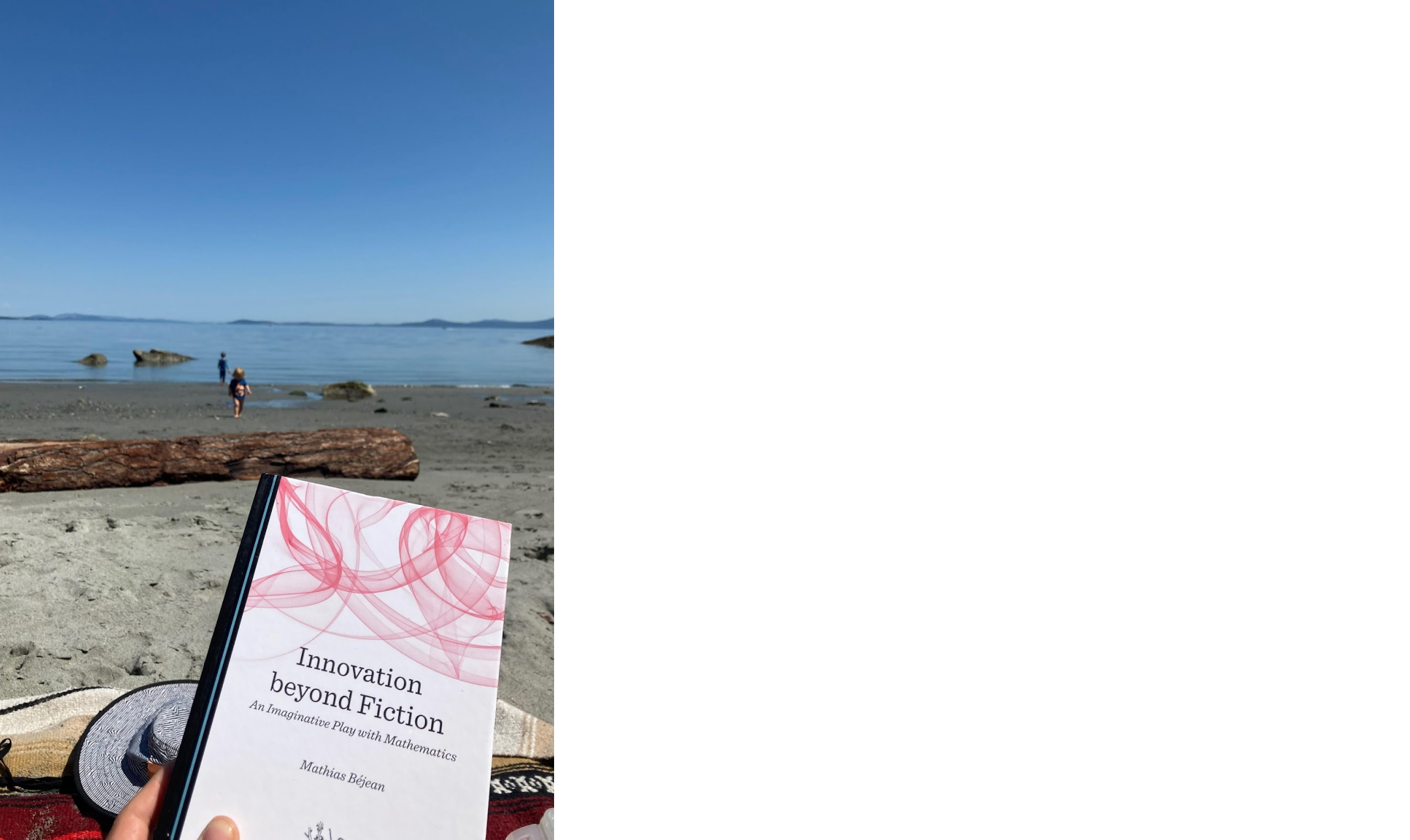 Reading Innovation Beyond Fiction on the beach