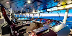Cruise ship steering room
