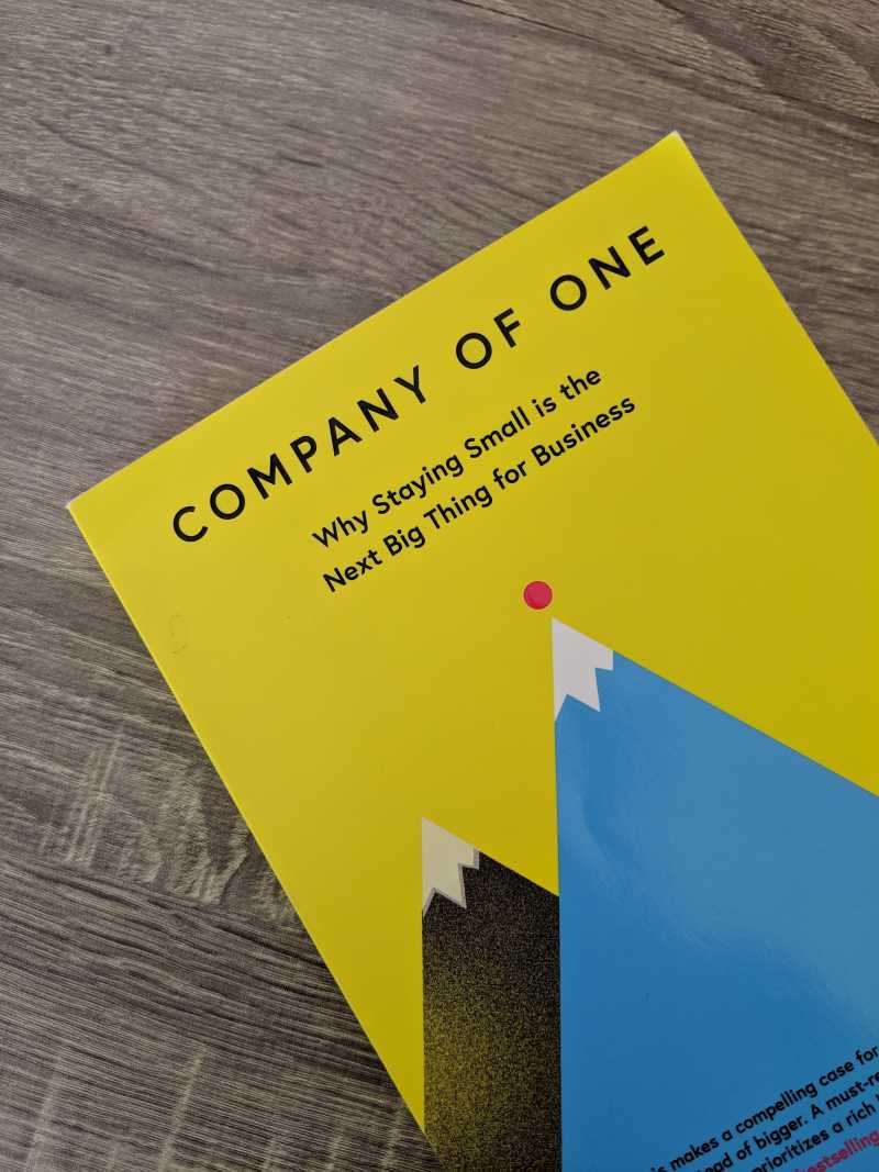 Company Of One book