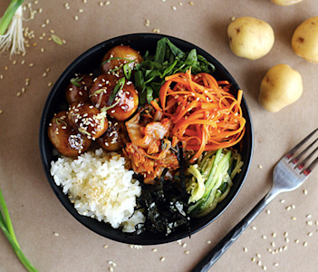Vegan Korean foods